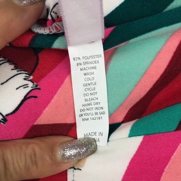 LulaRoe Santa Leggings One Size - Picture 4 of 5